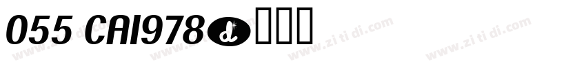 055 CA1978字体转换